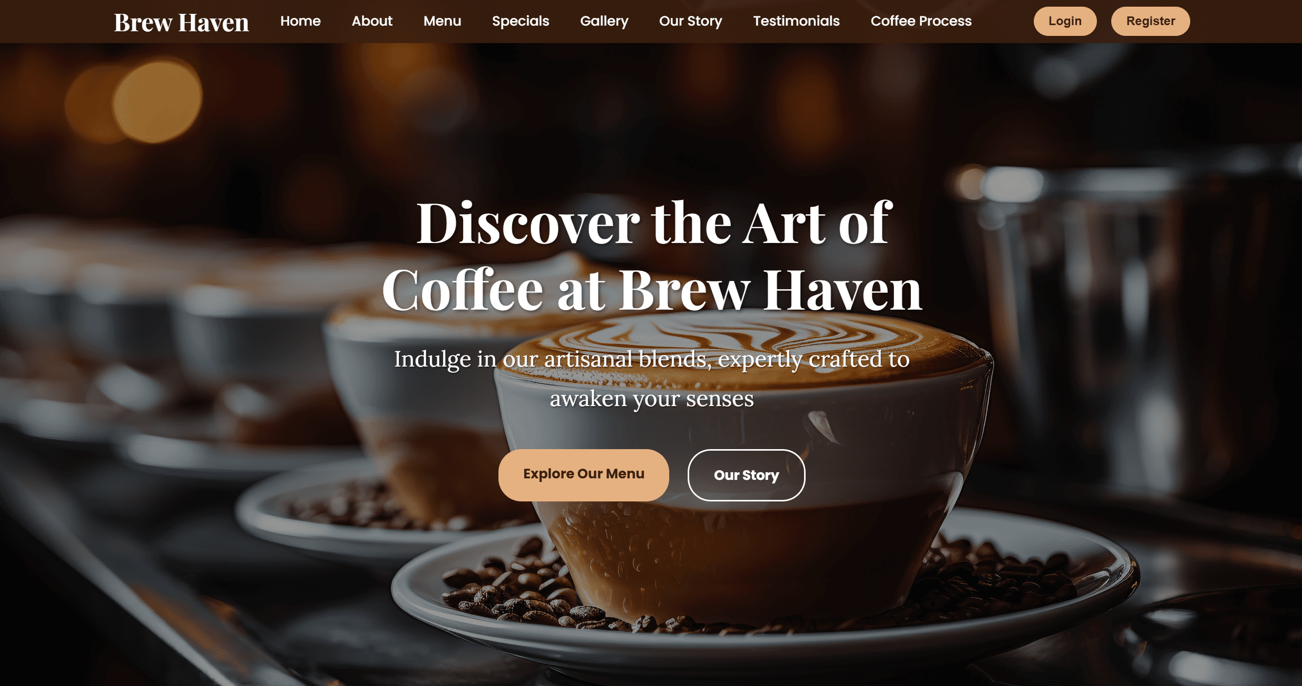 Brew Haven WebApp