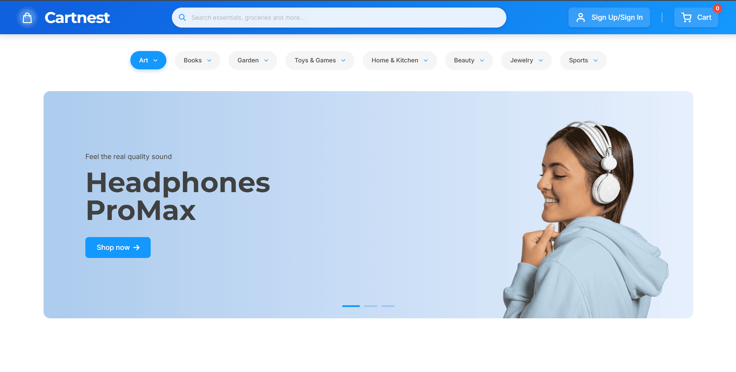 Cartnest – Full Trading E-Commerce System